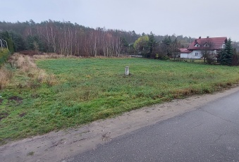 Działka budowlana 1055m2 Mieściska, las