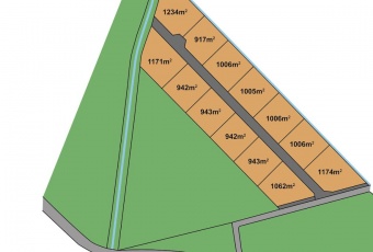 Działka budowlana 15360m2 Danowiec, gm. Mycielin