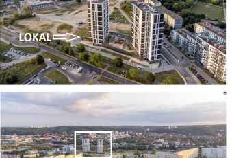 Komercja na wynajem w Gdańsk Zaspa Hynka o powierzchni 57 mkw