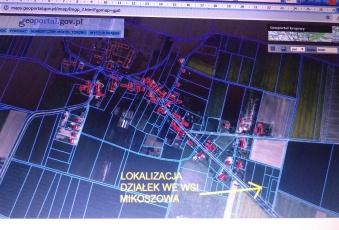Działka na sprzedaż w Żarów  wieś Mikoszowa o powierzchni 1040 mkw