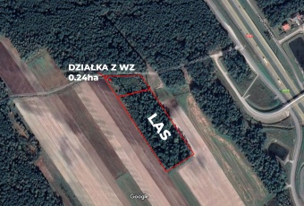 Działka budowlano-leśna, z WZ, 13200 m²