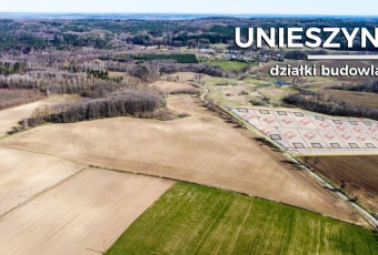 Działka budowlana Unieszynie koło Lęborka 