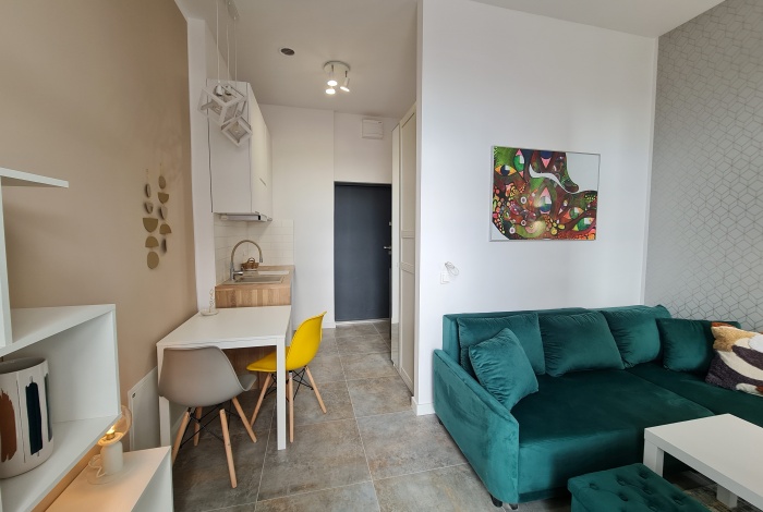 Mieszkanie na sprzedaż w Łódź Górna Politechniki o powierzchni 17 mkw