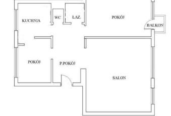 3 Pokojowe rozkładowe z balkonem blisko SKM