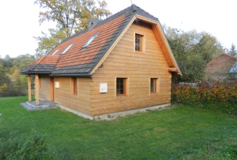 Dom z bali Krosno podkarpackie, po remoncie.