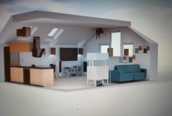 rudnickiego 10-3 syp +salon z kuchną,60,5m2 bezp