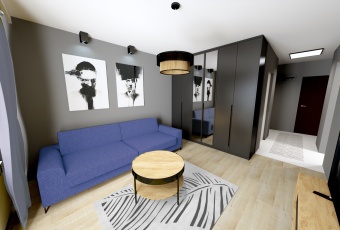 Mieszkanie na sprzedaż w Kraków Śródmieście Janusza Meissnera 33 o powierzchni 22 mkw