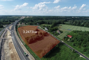 Działka na sprzedaż w Czosnów Sady Genetyczna o powierzchni 32473 mkw