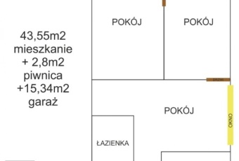 Mieszkanie na sprzedaż w Świętochłowice Lipiny Imieli 8 o powierzchni 44 mkw