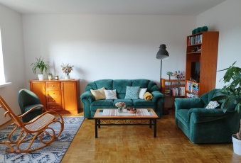 Wynajmę od 1.10. 3 pok, 70m2 Ursynów, ciche, metro 