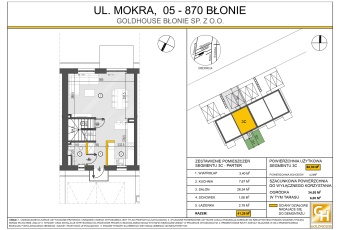Dom na sprzedaż w Błonie  Mokra o powierzchni 81 mkw
