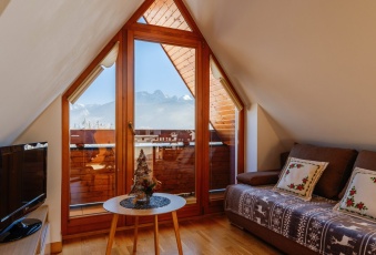 Przytulne mieszkanie z widokiem na Tatry