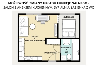 Mieszkanie na sprzedaż w Sosnowiec Dańdówka 11 Listopada o powierzchni 30 mkw