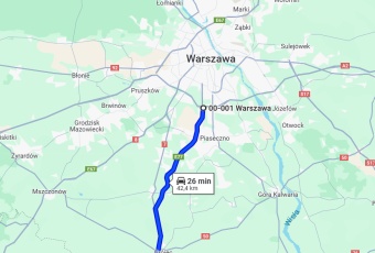 Działka na sprzedaż w Jasieniec Warpęsy  o powierzchni 1200 mkw