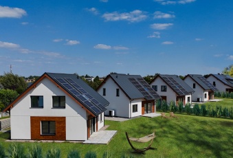 Ostatni energooszczędny wolnostojący nowy dom