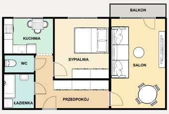 Mieszkanie na sprzedaż w Katowice Bogucice Kurpiowska o powierzchni 49 mkw