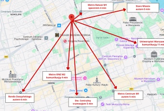 Mieszkanie na sprzedaż w Warszawa Śródmieście Al. Solidarności 101 o powierzchni 50 mkw