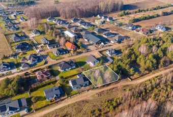 Działka na sprzedaż w Wasilków  Słoneczna o powierzchni 924 mkw