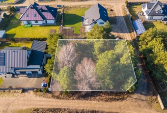 Działka na sprzedaż w Wasilków  Słoneczna o powierzchni 924 mkw