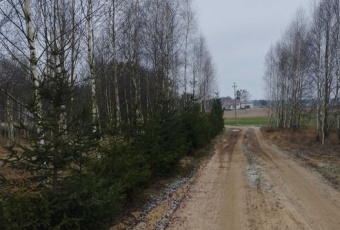 Działka na sprzedaż w Lubichowo Wda Wybudowanie o powierzchni 1010 mkw