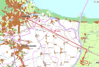Działka na sprzedaż w Ostaszewo Ostaszewo Kwiatowa o powierzchni 2210 mkw