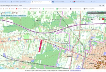 Działka na sprzedaż w Dębe Wielkie Choszczówka Rudzka  o powierzchni 77574 mkw