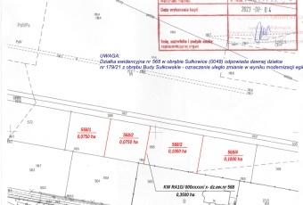 Działka na sprzedaż w Chynów Sułkowice  o powierzchni 1000 mkw