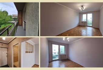 2 pokoje z długim balkonem! ul. Zwycięstwa 28