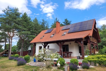 Sprzedam: 1,5 ha + dom 120m2 + staw + 2 domki 35m2