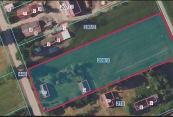 Działka w Łozowie siedliskowa z zabudową, las 