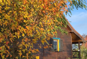 Dom jak z bajki na Mazurach nad jeziorem