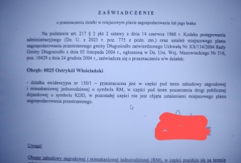 Działka z własnym lasem w cichej okolicy