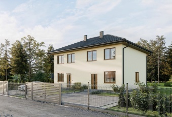 Gotowy bliźniak w Milanówku 96m2 spokojna okolica