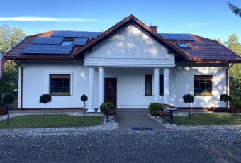 Dom w otoczeniu zieleni duży garaż np. pod E-sklep