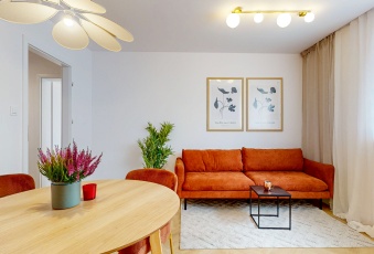 Mokotów: 3 ustawne pokoje + kuchnia, po remoncie