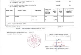Działka na sprzedaż w Pionki  Polna o powierzchni 1373 mkw