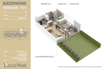 Mieszkanie 2-pokojowe Katowice ulica Bukszpanowa