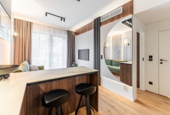 Apartament Rogowo Shellter 3p widok garaż bez pośr