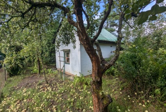 Sprzedam działkę ROD 5 arów z domkiem i stawem