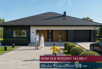 Dom parterowy z dużą działką-nowy etap inwestycji!