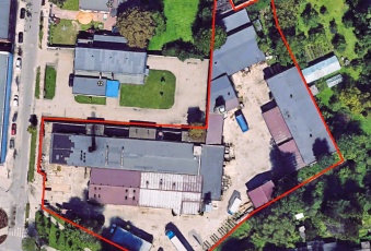 Nieruchomość przemysłowa z zakładem drzewnym