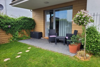 Nowoczesne mieszkanie z ogrodem Bolszewo