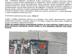 Konkurs syndyka - dom w miejscowości Łękawica