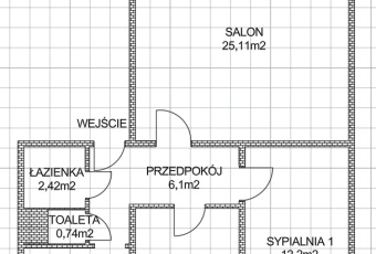 Rezerwacja, Pabianice Bugaj, 3 pokoje, 60 m2