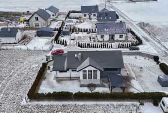 Nowoczesny dom parterowy - Sroczyn - Kiszkowo