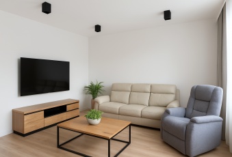 Mieszkanie dwupoziomowe w Myślenicach 