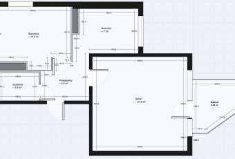 47m² | 2Pok | Komórka | Balkon | Bezpośrednio