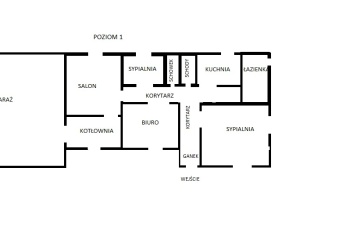 Dom z potencjałem zamknięte osiedle Krk Wróblowice