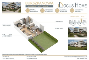 Mieszkanie 2-pokojowe Katowice ulica Bukszpanowa