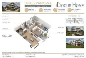 Nowoczesne mieszkanie 3-pokojowe z balkonem